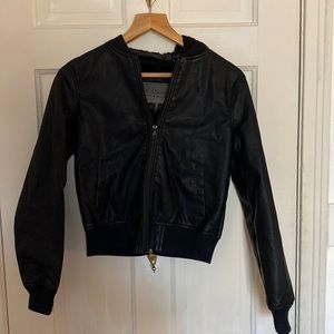 Womens leather jacket